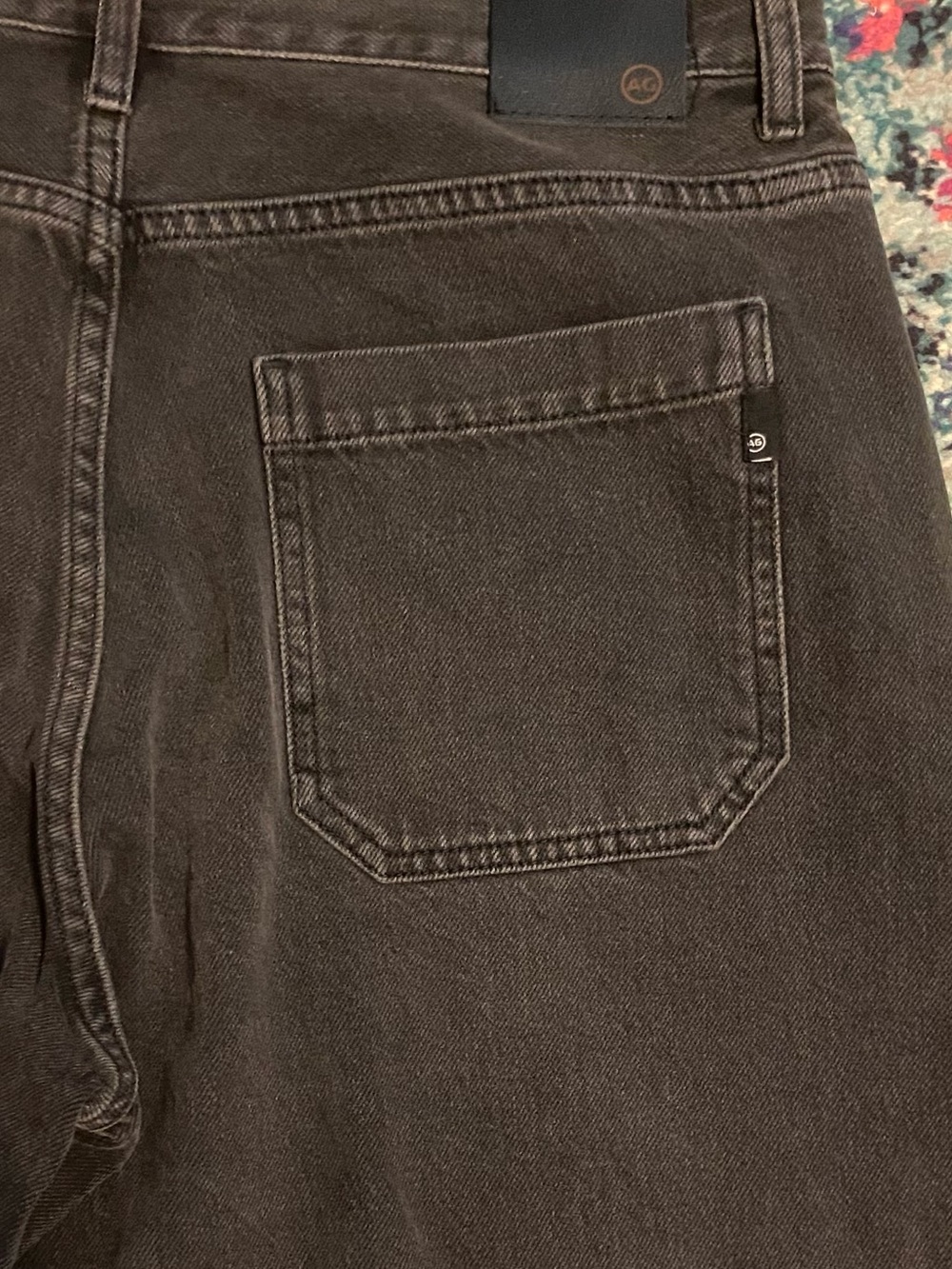 Anthropologie Black AG Posey Extra Wide Leg Jeans Size 32 NEW With Tags - Picture 7 of 11